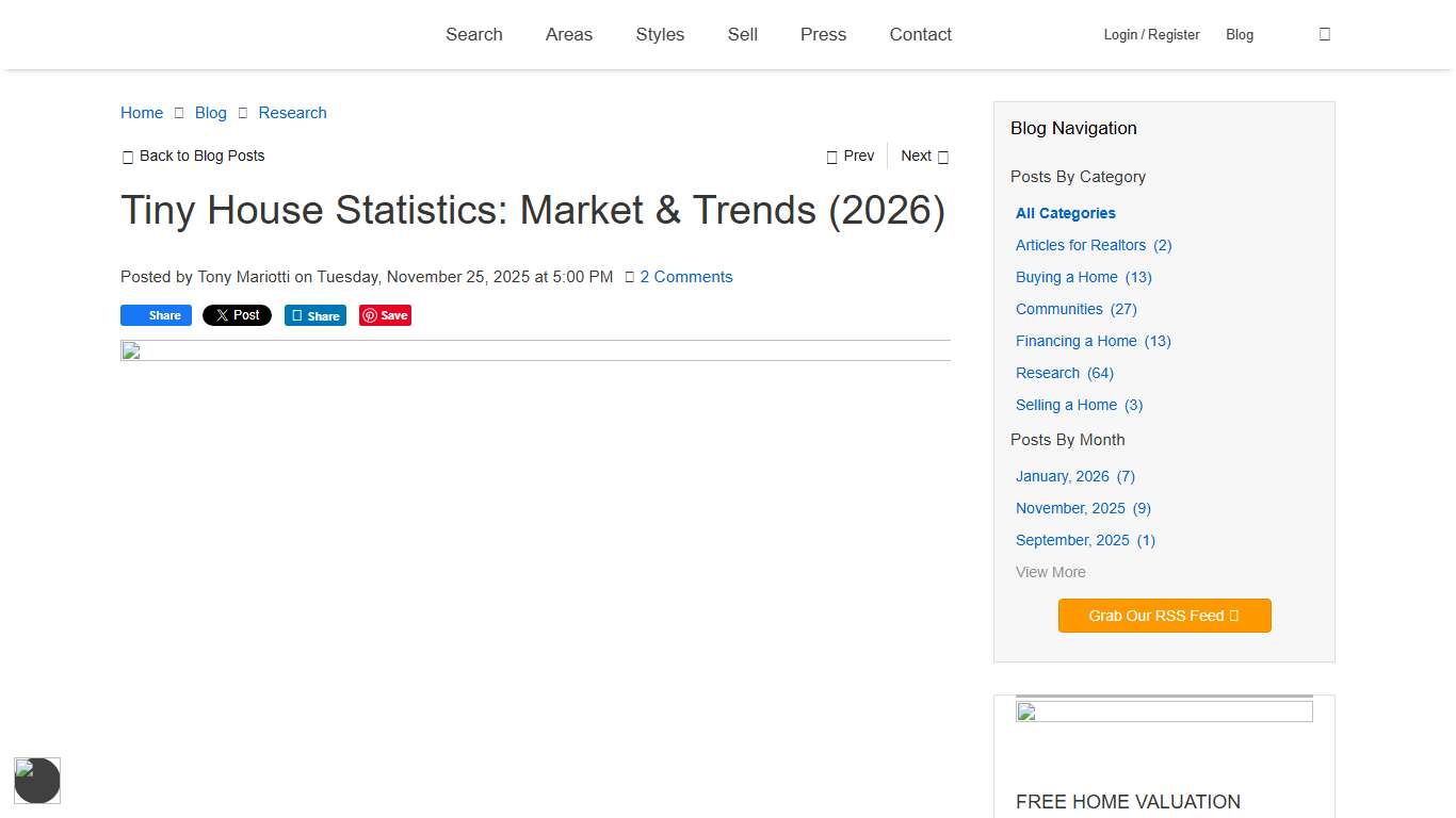 Tiny House Statistics: Market & Trends (2026)